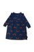 A Navy Long Sleeve Dresses from Tinycottons in size 4T for girl. (Front View)