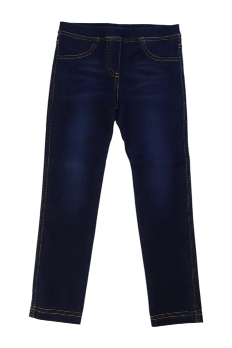 A Navy Jeans from Gingersnaps in size 4T for girl. (Front View)