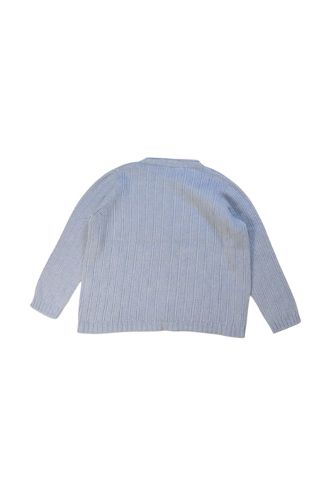 A Blue Cardigans from Plumeti Rain in size 4T for girl. (Back View)