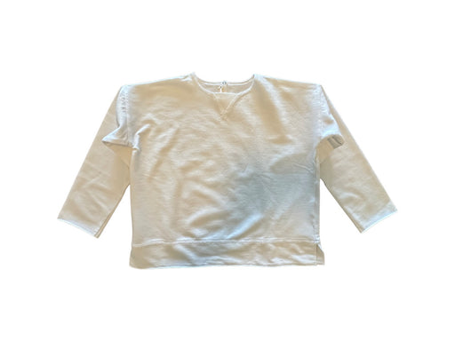 A White Crewneck Sweatshirts from Babe & Tess in size 8Y for girl. (Front View)