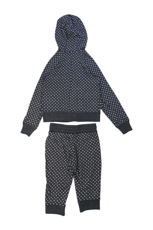 A Black Pants Sets from Nike in size 4T for girl. (Front View)