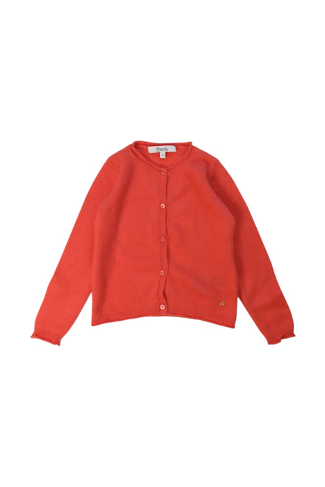 A Red Cardigans from Bonpoint in size 2T for girl. (Front View)