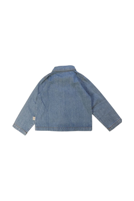 A Blue Long Sleeve Shirts from Poudre Organic in size 3T for girl. (Back View)