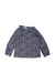 A Blue Long Sleeve Tops from Olivier London in size 3T for girl. (Front View)