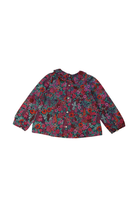 A Multicolour Long Sleeve Shirts from Jacadi in size 3T for girl. (Front View)