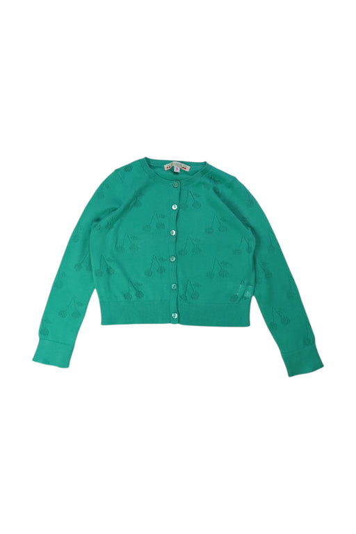 A Green Cardigans from Bonpoint in size 3T for girl. (Front View)