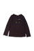 A Black Long Sleeve Tops from Bonpoint in size 4T for girl. (Front View)