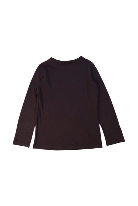 A Black Long Sleeve Tops from Bonpoint in size 4T for girl. (Back View)