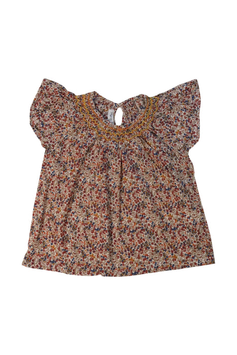 A Multicolour Short Sleeve Tops from Marie Puce in size 4T for girl. (Front View)