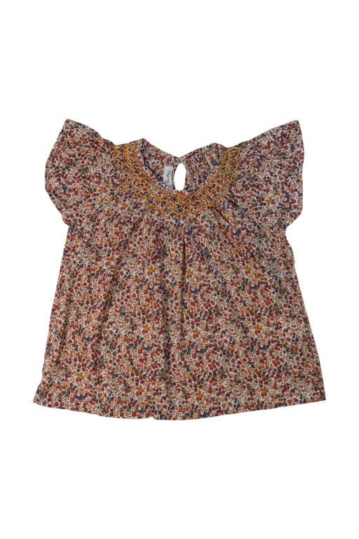 A Multicolour Short Sleeve Tops from Marie Puce in size 4T for girl. (Front View)