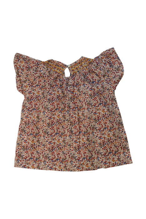 A Multicolour Short Sleeve Tops from Marie Puce in size 4T for girl. (Back View)