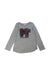 A Grey Long Sleeve Tops from Little Marc Jacobs in size 4T for girl. (Front View)
