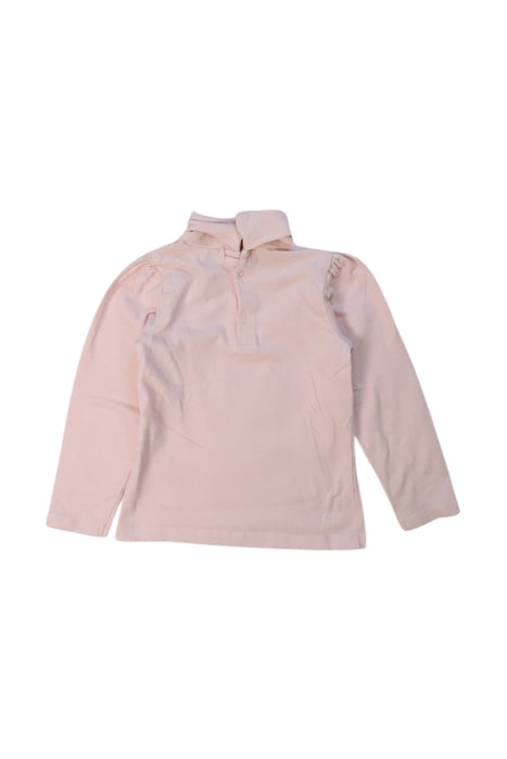 A Pink Long Sleeve Tops from Jacadi in size 3T for girl. (Back View)