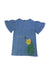 A Blue Short Sleeve Dresses from Gingersnaps in size 4T for girl. (Front View)