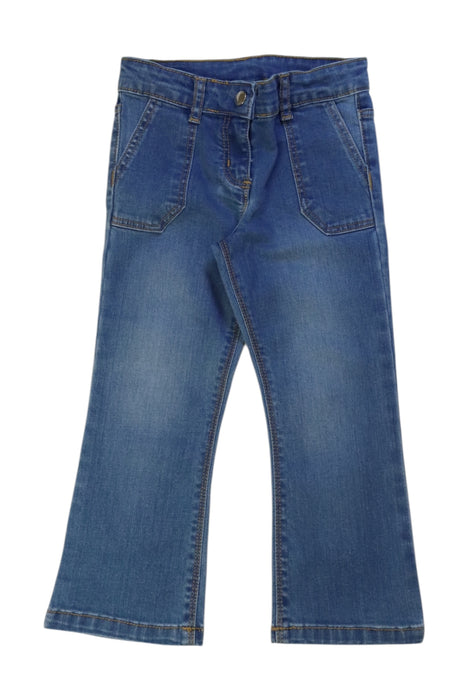 A Blue Jeans from Jacadi in size 4T for girl. (Front View)