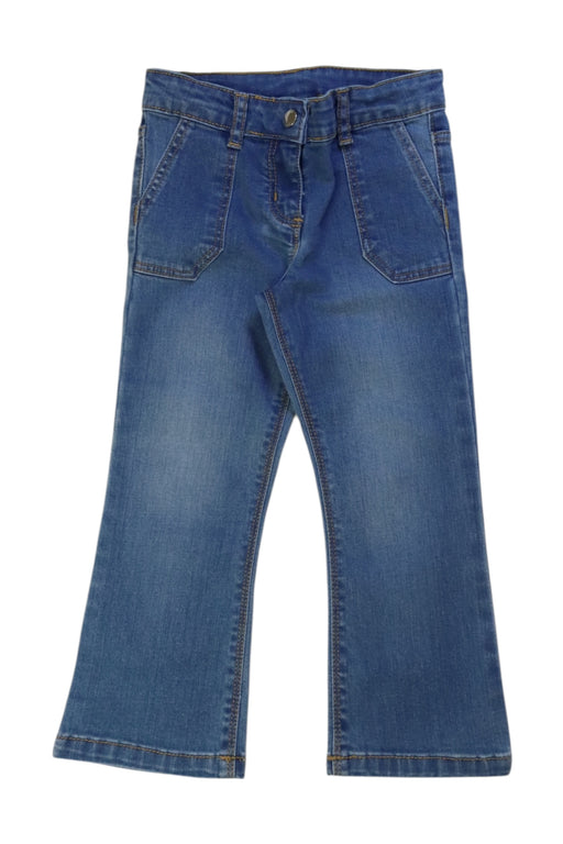 A Blue Jeans from Jacadi in size 4T for girl. (Front View)