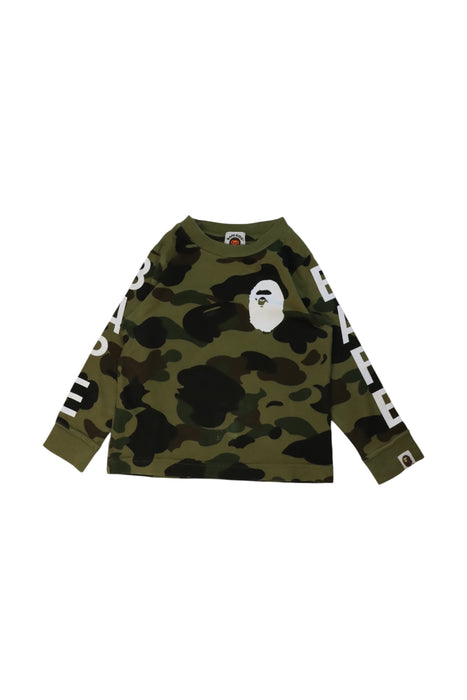 A Multicolour Crewneck Sweatshirts from BAPE KIDS in size 18-24M for girl. (Front View)
