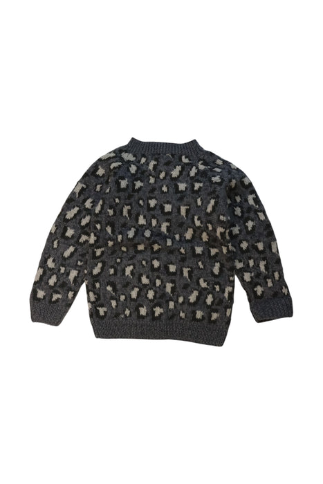 A Grey Cardigans from Shirley Bredal in size 3T for girl. (Back View)