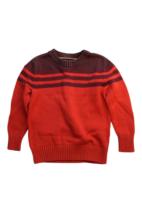 A Multicolour Knit Sweaters from Tommy Hilfiger in size 5T for boy. (Front View)