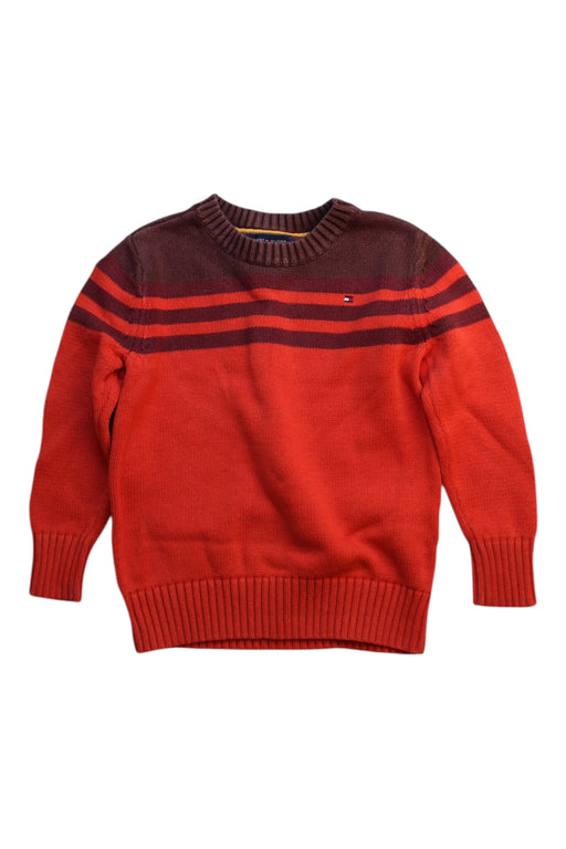 A Multicolour Knit Sweaters from Tommy Hilfiger in size 5T for boy. (Front View)
