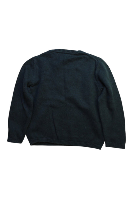 A Navy Knit Sweaters from mini kardi in size 4T for boy. (Back View)