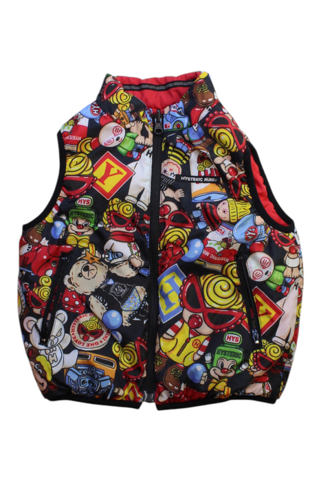 A Multicolour Outerwear Vests from Hysteric Mini in size 4T for boy. (Front View)