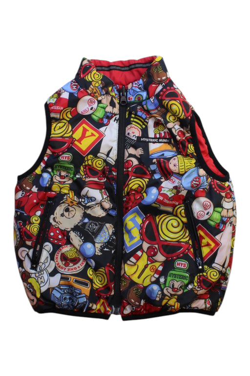 A Multicolour Outerwear Vests from Hysteric Mini in size 4T for boy. (Front View)