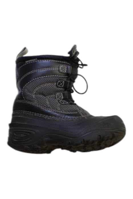 A Black Winter Boots from The North Face in size 5T for neutral. (Front View)