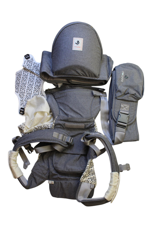 A Grey Baby Carriers from Pognae in size O/S for neutral. (Front View)