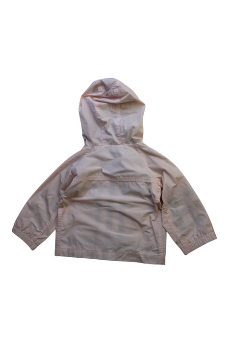 A Pink Coats from Burberry in size 6-12M for girl. (Back View)