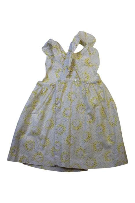 A White Sleeveless Dresses from Jacadi in size 3T for girl. (Back View)