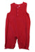 A Red Long Sleeve Rompers from Jacadi in size 6-12M for girl. (Front View)