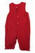 A Red Long Sleeve Rompers from Jacadi in size 6-12M for girl. (Back View)