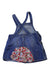 A Blue Overall Dresses from Ralph Lauren in size 6-12M for girl. (Back View)