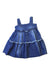 A Blue Sleeveless Dresses from Dolce & Gabbana in size 12-18M for girl. (Front View)