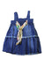 A Blue Sleeveless Dresses from Dolce & Gabbana in size 12-18M for girl. (Back View)