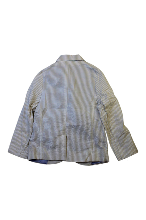 A Beige Blazers from Petit Bateau in size 4T for boy. (Back View)