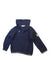 A Navy Knit Sweaters from Jacadi in size 4T for boy. (Front View)
