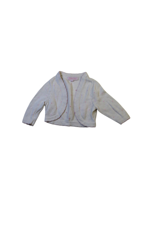 A White Cardigans from Nicholas & Bears in size 6-12M for girl. (Front View)