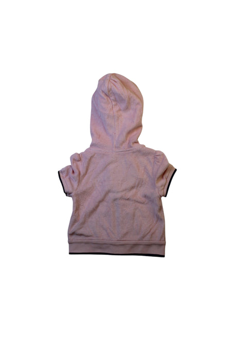 A Pink Zippered Sweatshirts from Ferrari in size 6-12M for girl. (Back View)