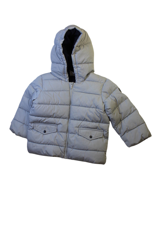 A Grey Puffer/Quilted Coats & Outerwear from Petit Bateau in size 12-18M for neutral. (Front View)
