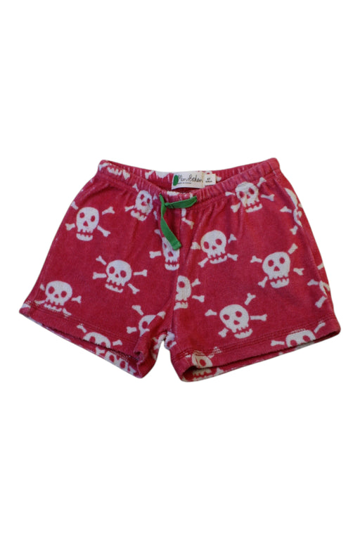 A Red Shorts from Boden in size 4T for girl. (Front View)