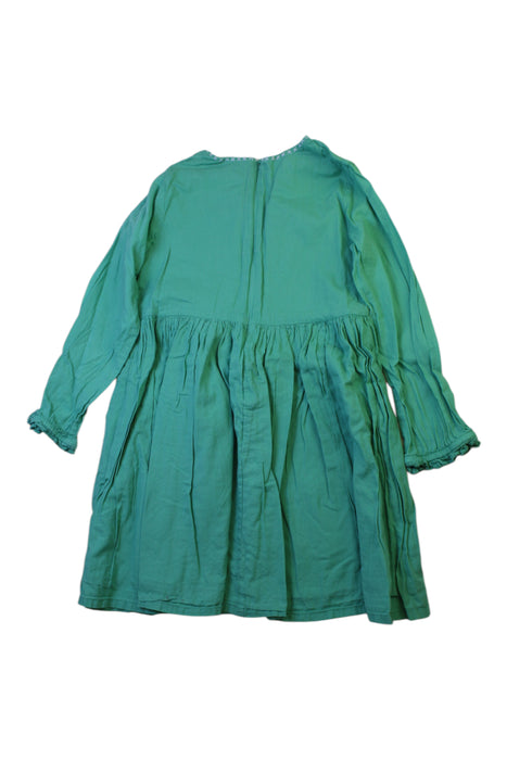 A Green Long Sleeve Dresses from Boden in size 5T for girl. (Back View)