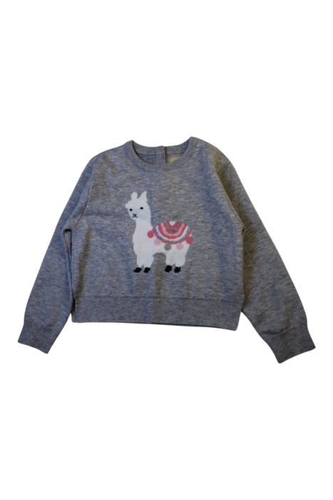 A Grey Crewneck Sweatshirts from Chickeeduck in size 6T for girl. (Front View)
