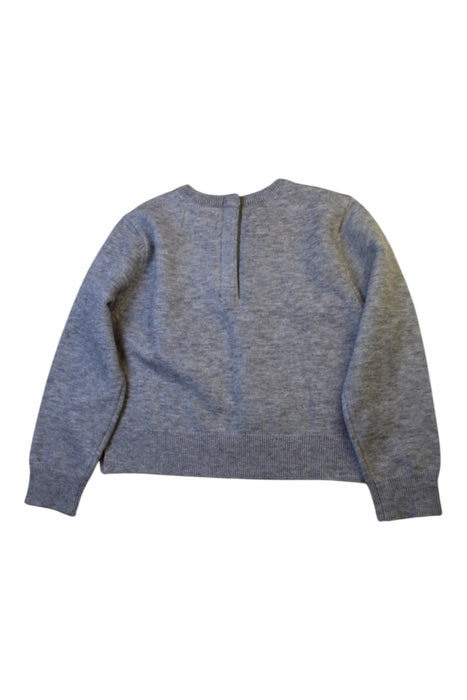 A Grey Crewneck Sweatshirts from Chickeeduck in size 6T for girl. (Back View)