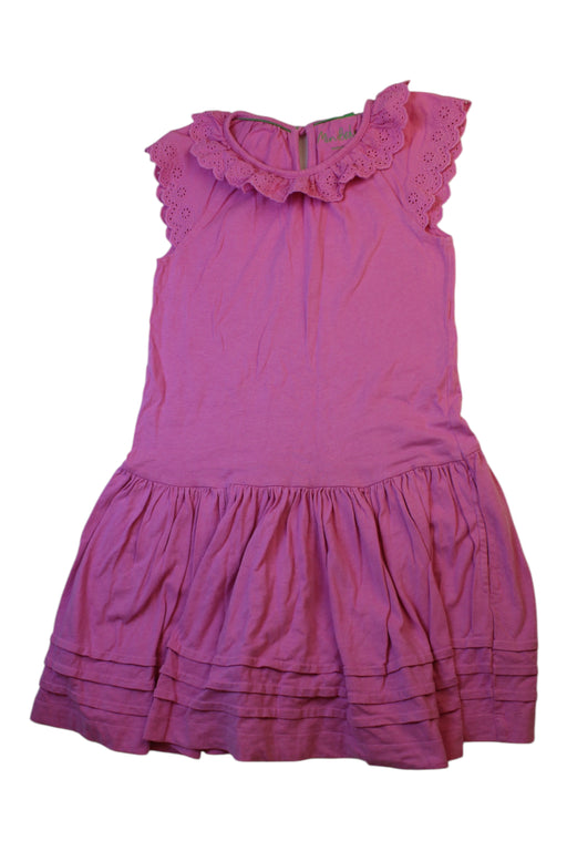 A Pink Sleeveless Dresses from Boden in size 7Y for girl. (Front View)