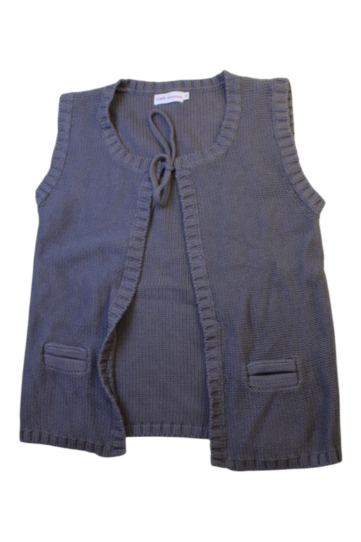 A Blue Dress Up Vests from Little Mercerie in size 12Y for girl. (Front View)