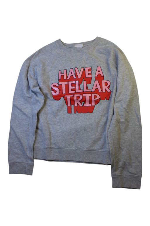 A Grey Crewneck Sweatshirts from Stella McCartney in size 14Y for girl. (Front View)