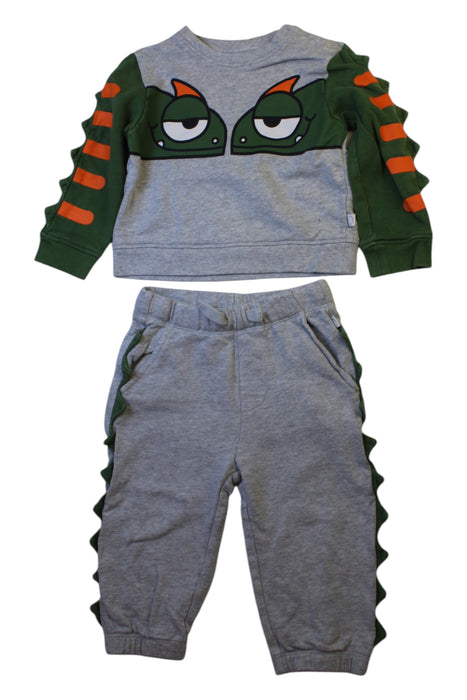 A Grey Pants Sets from Stella McCartney in size 18-24M for boy. (Front View)