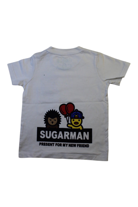 A White Short Sleeve T Shirts from Sugarman in size 4T for boy. (Back View)